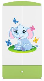 Ντουλάπα Babydreams Cartoon-Prasino-Elephant - Image 6