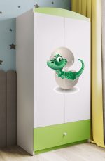 Ντουλάπα Babydreams Cartoon-Prasino- Baby Dino - Image 2