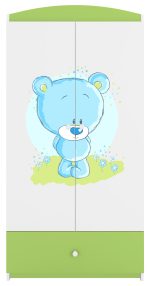 Ντουλάπα Babydreams Cartoon-Prasino-Teddy Bear - Image 5