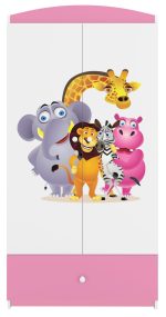 Ντουλάπα Babydreams Cartoon-Roz-Zoo - Image 6