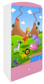 Ντουλάπα Babydreams Cartoon-Roz-Safari