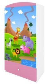 Ντουλάπα Babydreams Cartoon-Roz-Safari - Image 6