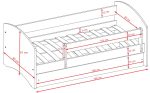 Παιδικό Κρεβάτι Babydreams Cartoon-Prasino-160 x 80-Formula - Image 3
