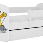 Παιδικό Κρεβάτι Babydreams Cartoon-Leuko-160 x 80-Digger