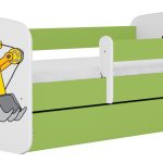 Παιδικό Κρεβάτι Babydreams Cartoon-Prasino-180 x 80-Digger
