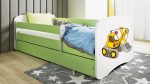 Παιδικό Κρεβάτι Babydreams Cartoon-Prasino-140 x 70-Digger - Image 2