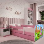 Παιδικό Κρεβάτι Babydreams Cartoon-Roz-160 x 80-Safari - Image 2