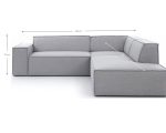 Γωνιακός καναπές Fubu S-Εκρού-Δεξιά - Image 4