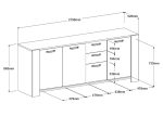 Μπουφές Trade plus-Φυσικό - Λευκό - Image 3