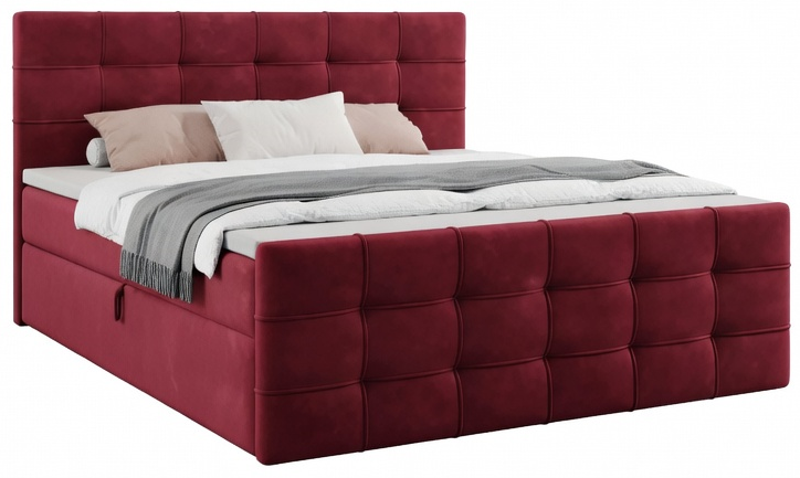 rqoa3y9nx6cy9eu704nsno4f6pv3 Επενδυμένο Κρεβάτι Laverne-Κόκκινο-200 x 200 - Image 1