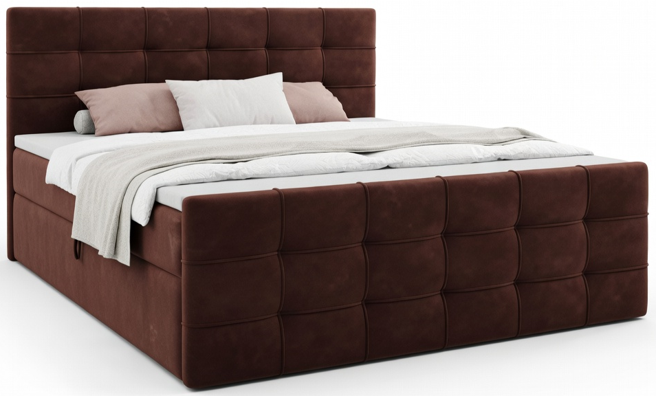 w783n9126b5s1qagkhdkfxf1re8m Επενδυμένο Κρεβάτι Laverne-Καφέ-180 x 200 - Image 1