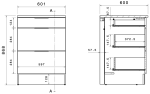 Επιδαπέδιο ντουλάπι Evoria 60 3D - Image 3