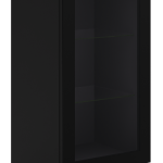 Επιδαπέδια βιτρίνα Universal 40 DW 1F BB-Μαύρο