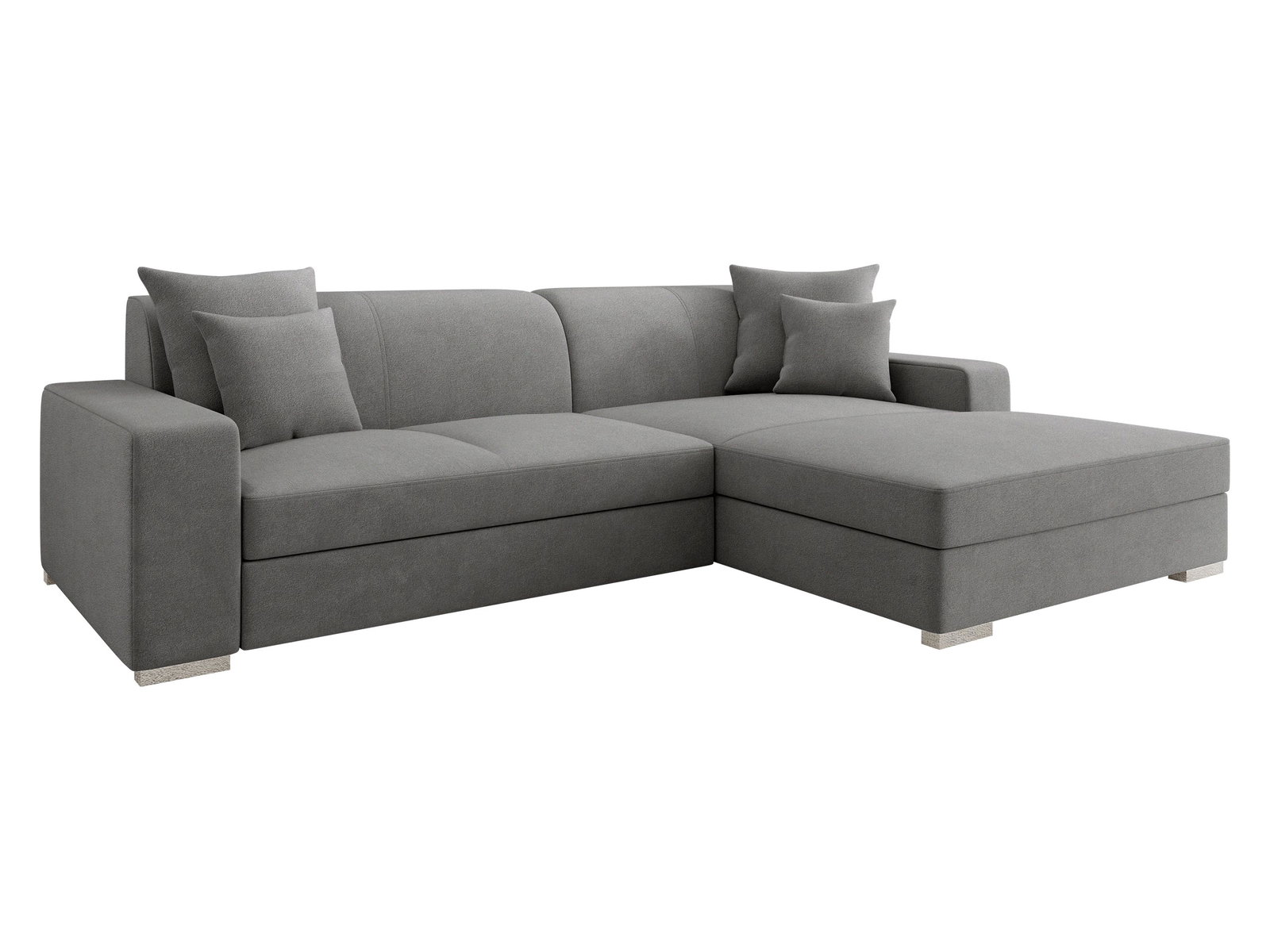 1drvxzf687n2etqzfbqy8de3d82u Γωνιακός καναπές Mexico-Γκρι-Δεξιά - Image 1