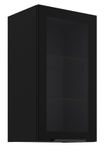 Κρεμαστή βιτρίνα Universal 40 GS 72 1F-Μαύρο