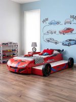 Παιδικό Κρεβάτι Turbo GT Duo-Κόκκινο - Image 8