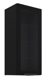 Κρεμαστή βιτρίνα Universal 40 GS 90 1F-Μαύρο