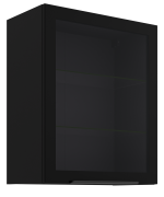 Κρεμαστή βιτρίνα Universal 60 GS 72 1F-Μαύρο