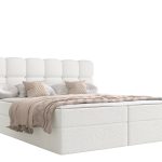 Επενδυμένο Κρεβάτι Softi II-Κρεμ-140 x 200