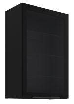 Κρεμαστή βιτρίνα Universal 60 GS 90 1F-Μαύρο
