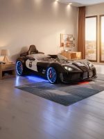Παιδικό Κρεβάτι Police Racer LED - Image 9