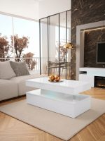 Τραπεζάκι σαλονιού Glossa 2D με LED-Leuko-Leuko gualistero - Image 13