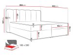 Επενδυμένο Κρεβάτι Softi I-Μόκα-180 x 200 - Image 4