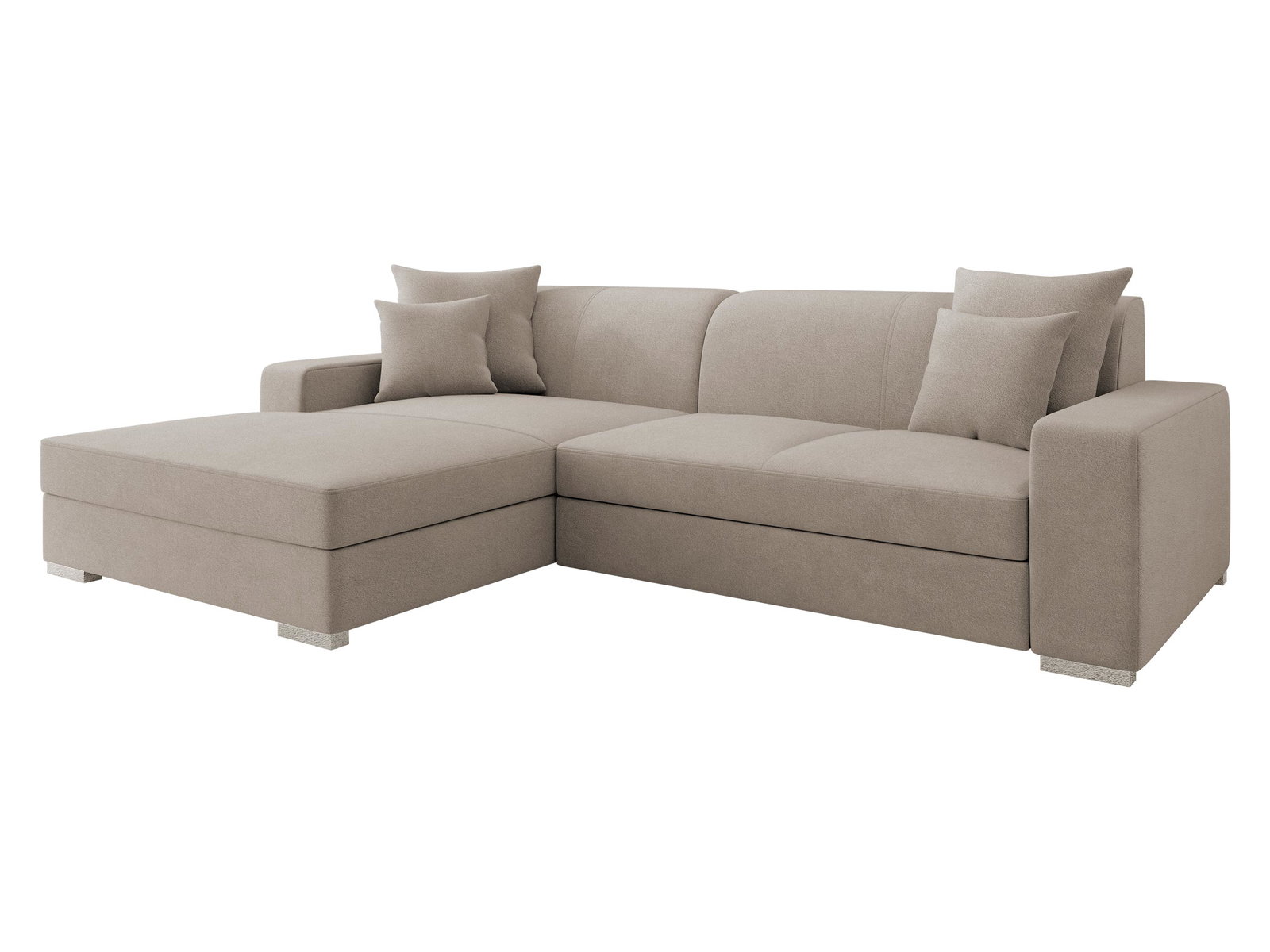 vwvffvhg37gq1wvramw8019fm5tb Γωνιακός καναπές Mexico-Μπεζ-Αριστερή - Image 1