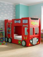 Κρεβάτι παιδικό Happy Bus-Kokkino - Image 7