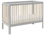 Βρεφικό Κρεβάτι Puri-60x120-Γκρί