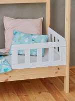 Κάγκελο Κρεβατιού Classic HouseBed-70x160-Λευκό - Image 2