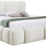 Επενδυμένο Κρεβάτι Bianco-Λευκό-140 x 200