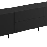 Έπιπλο τηλεόρασης Plum 2D2D-Μαύρο