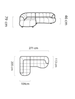 Γωνιακός Καναπές Vespa L-Αριστερή - Image 3