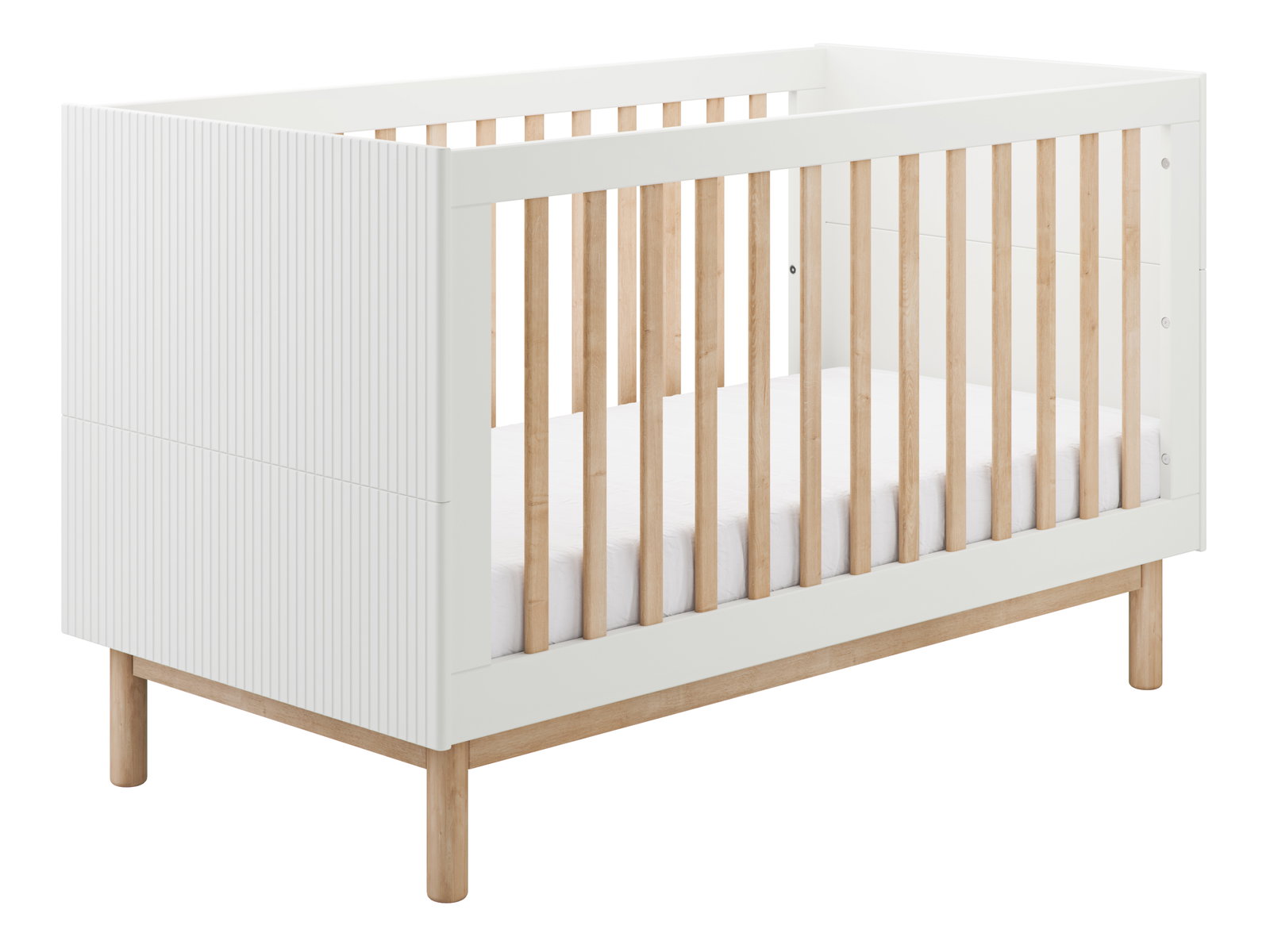 fimd7w3l0xpiubw3au7wwd1jmuus Βρεφικό Κρεβάτι Miloo-70x140-Λευκό - Image 1