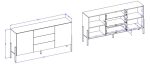 Μπουφές Plum 2D3D-Mpez - Image 3