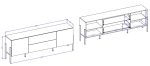 Έπιπλο τηλεόρασης Plum 2D2D-Leuko - Image 3