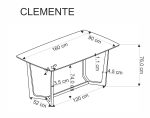 Επεκτεινόμενο τραπέζι Clemen - Image 3