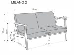 Καναπές Mila διθέσιος-Mpez - Image 3