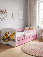 Παιδικό Κρεβάτι Babydreams Cartoon-Roz-160 x 80-Digger - Image 6