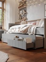 Καναπές Κρεβάτι Calmo24-90x200-Γκρί