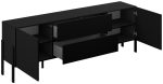 Έπιπλο τηλεόρασης Plum 2D2D-Μαύρο - Image 4