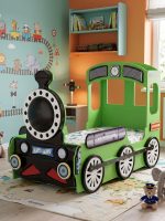 Κρεβάτι παιδικό Lokomotive-Prasino - Image 7