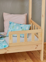 Κάγκελο Κρεβατιού Classic HouseBed-70x160-Φυσικό - Image 2