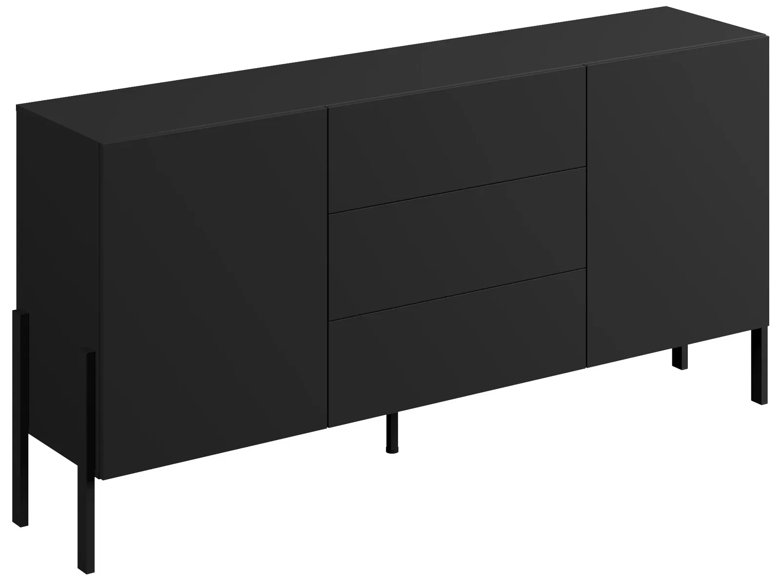 za3hadiddr1vonbrar8ldytymv7i Μπουφές Plum 2D3D-Μαύρο - Image 1