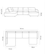 Γωνιακός Καναπές Cavala XL-Αριστερή - Image 3