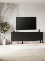 Έπιπλο τηλεόρασης Plum 2D2D-Μαύρο - Image 6