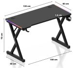 Γραφείο Gaming Hero 2.3 RGB – Μαύρο - Image 3