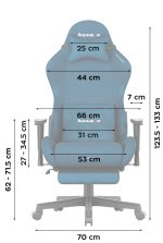Καρέκλα Gaming Force 5.7 - Μπλέ - Image 3