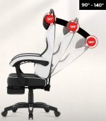 Καρέκλα Gaming Force 3.7 – Λευκό - Image 5